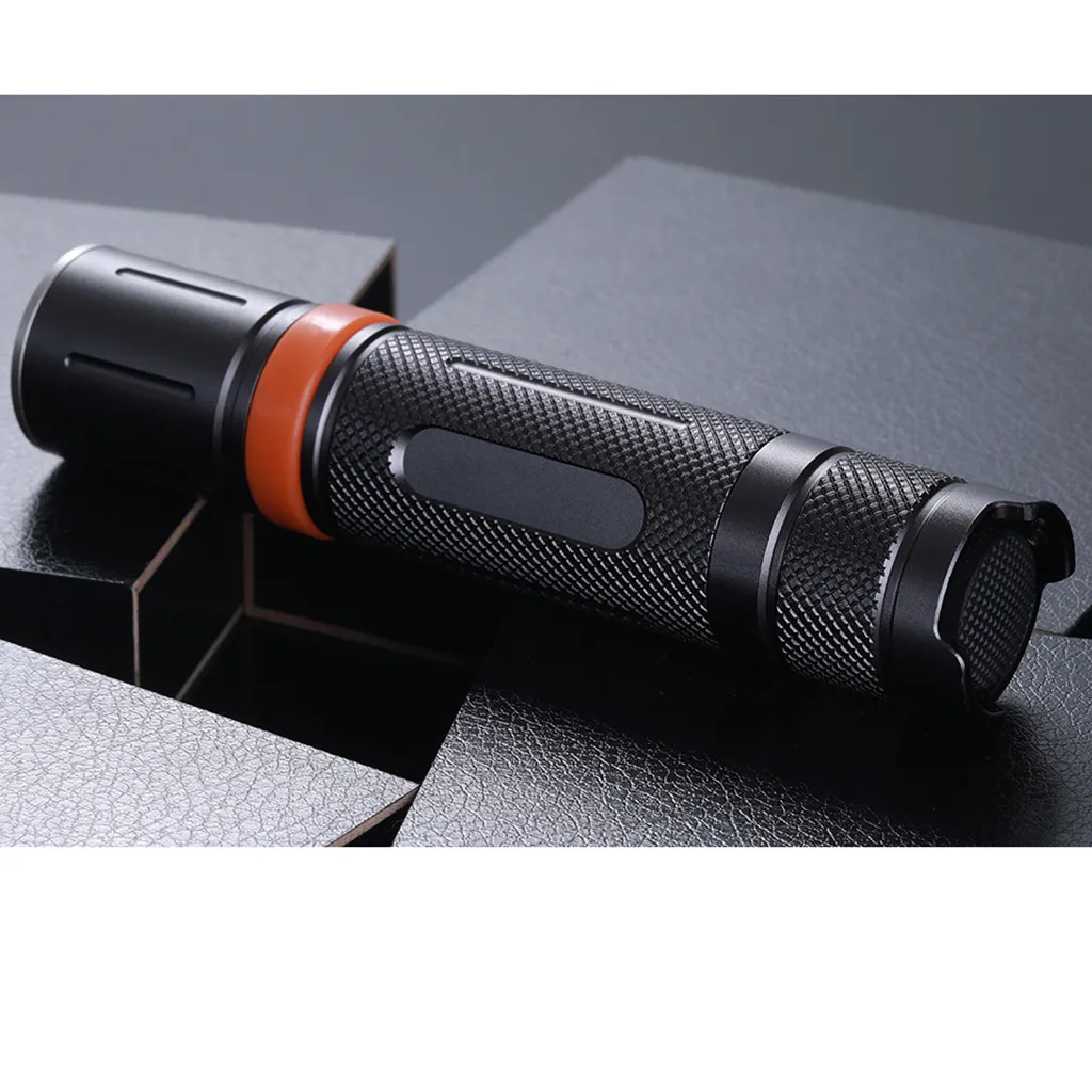 Mini LED Household Flashlight Torch10W 1000Lumens for Outdoor Camping Travel#W