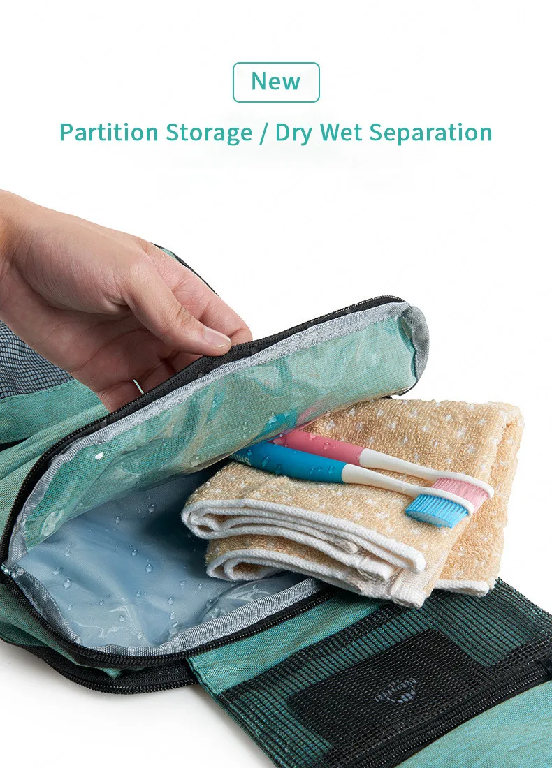 Trousse toilette,sac de lavage de voyage ultraléger, grande taille, sac ...