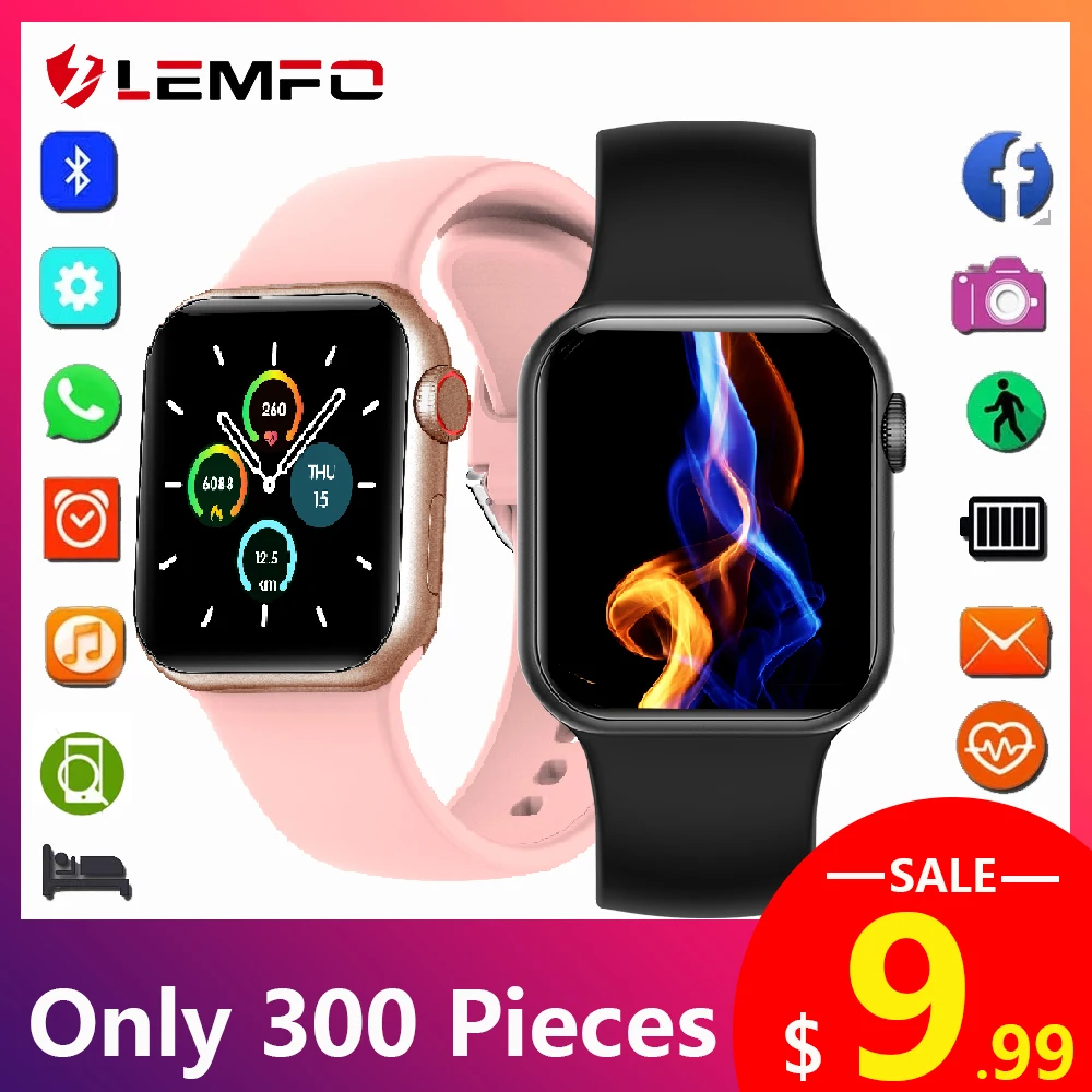 LEMFO IWO mini H13B PK W37 Smartwatch Смарт-часы Мужчины IP68 Водонепроницаемый HD Экран Спорт SmartWatch