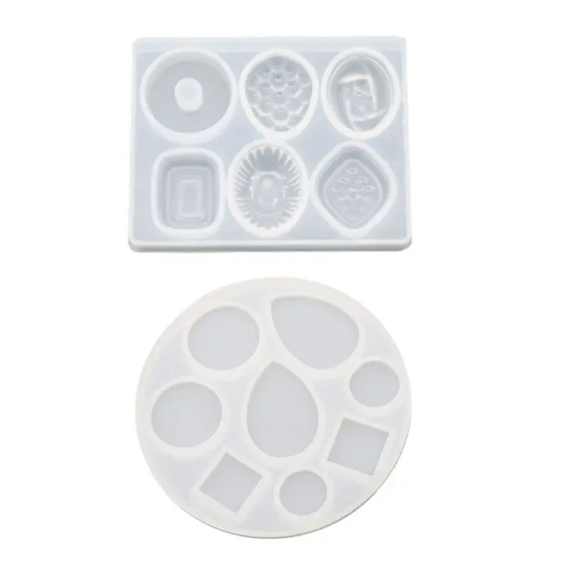 

DIY Crafts Making Crystal Epoxy Mold Earrings Candy Mould High Mirror UV Resin Silicone Molds Jewerly Making