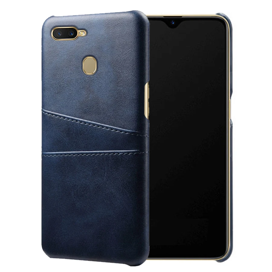 

SCK Leather Card Holder Phone Cases For OPPO A7 AX7 Case Slim Hybrid Hard Platic Phone Cover for OPPO AX7