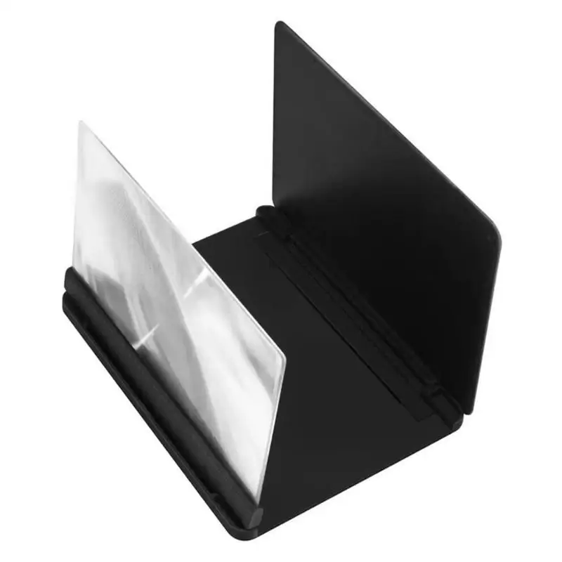 Мобильный телефон 3D экран видео лупа " 9 дюймов кронштейн складной увеличенный Настольный смартфон фильм HD усилительный проектор стенд