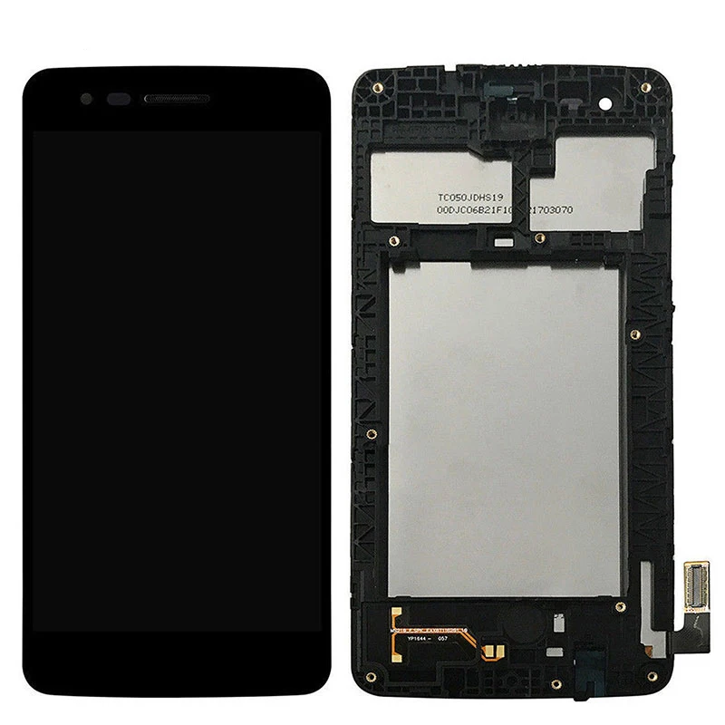 5," для LG K8 M210 ЖК-дисплей сенсорный экран дигитайзер с рамкой для LG K8 M210 ЖК-дисплей M200 M200N M200E - Цвет: Black With Frame