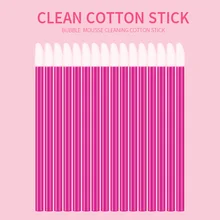 50 шт./компл. одноразовые чистой ватных палочек, щетка для ресниц тампон для чистки сенсорного экрана для увеличения ресниц палка ресниц тени для век губки аппликатора