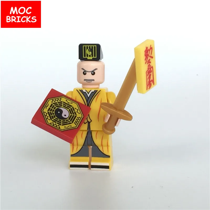 Распродажа наборов кубики MOC DIY фигурки китайских зомби и охотников за