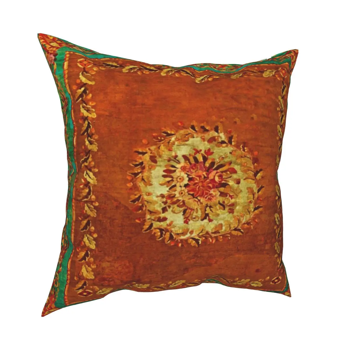 

Античная французская Подушка Aubusson, наволочки в богемском стиле, винтажная подушка в стиле древней Европы, крутая декоративная наволочка 40*40 см