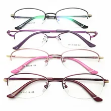 Модная Высококачественная брендовая новая оправа для очков, женская ультра легкая оправа, Оптический металлический оправа для очков