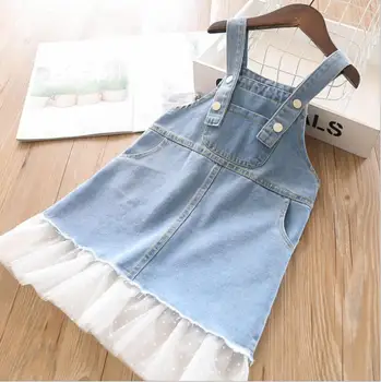 

baby girls Denim dress 2020 new kids cotton dress cute baby girl clothes fashion high-grade princess dresses