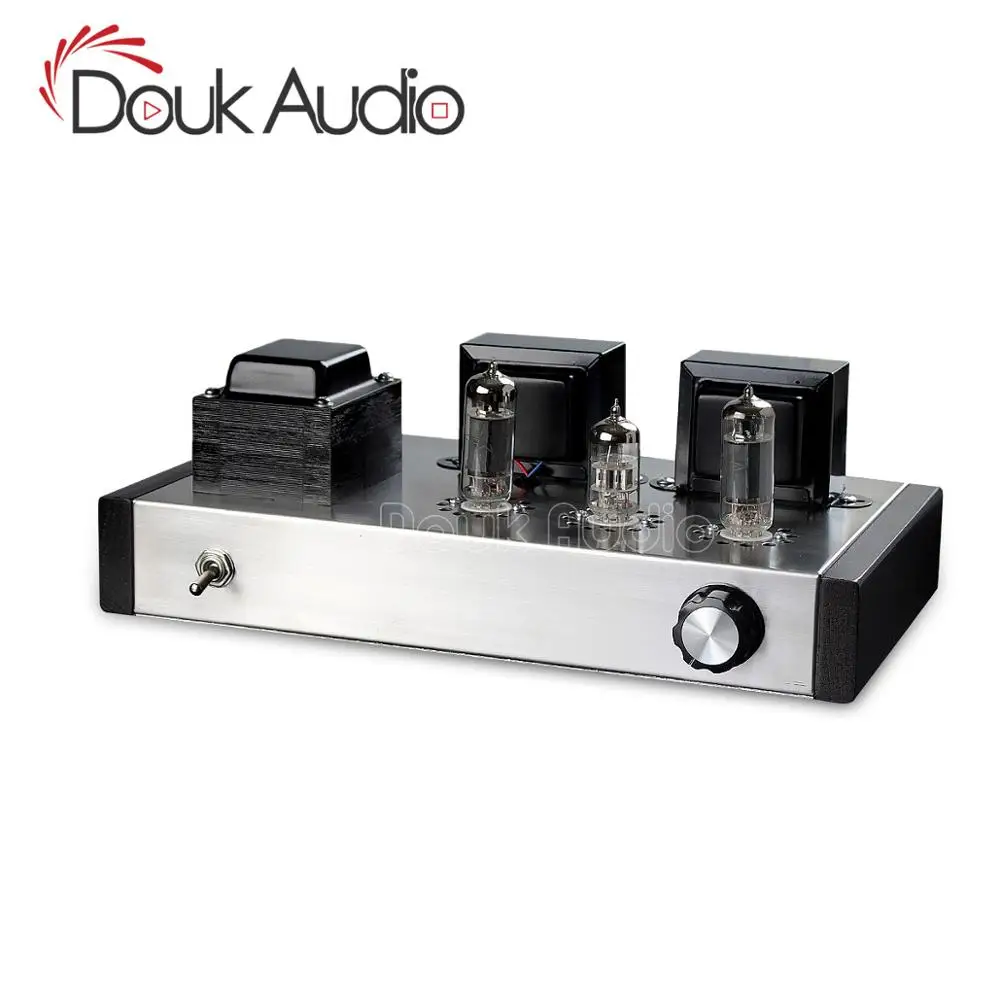 Ламповый усилитель Douk Audio 6N2 + 6P1 встроенный мощности класса А 4 Вт чистая ручная