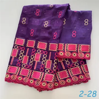 

Smooth African Swiss Voile Lace In Switzerland Square Drill Purple Swiss Cotton Laces With Other Stone For Nigerian Sewing 03