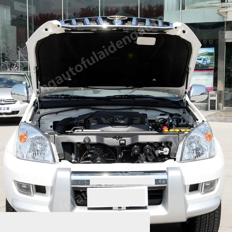 Для Toyota Land Cruiser Prado FJ120 2003-2009 изоляция капота коврик акустический звук Защитная Крышка отделкой стайлинга автомобилей