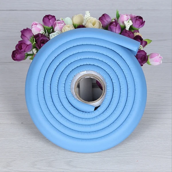 blue 23mm 1 шт 2 м детская безопасная настольная защитная полоса для края дома подушка защитная полоса безопасная защита детская барная полоса мягкая утолщенная YYT238 - Цвет: blue 23mm