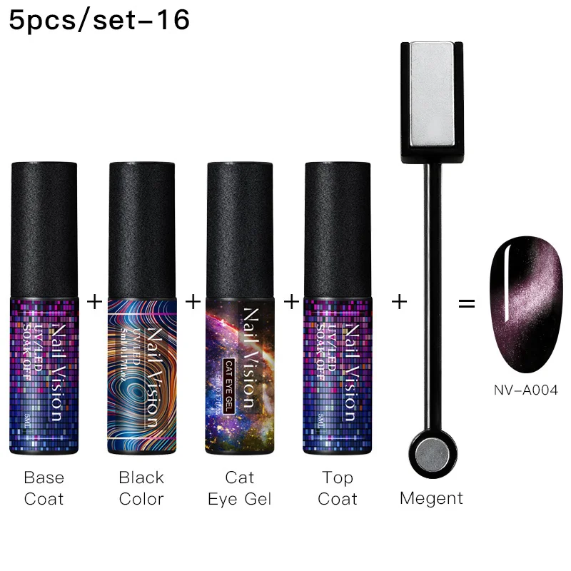 Nail Vision 7D глаз хамелеона кота гель для ногтей Магнитный замачиваемый УФ светодиодный Гель-лак для ногтей Полупостоянный Маникюр гель лак - Цвет: DZH07306