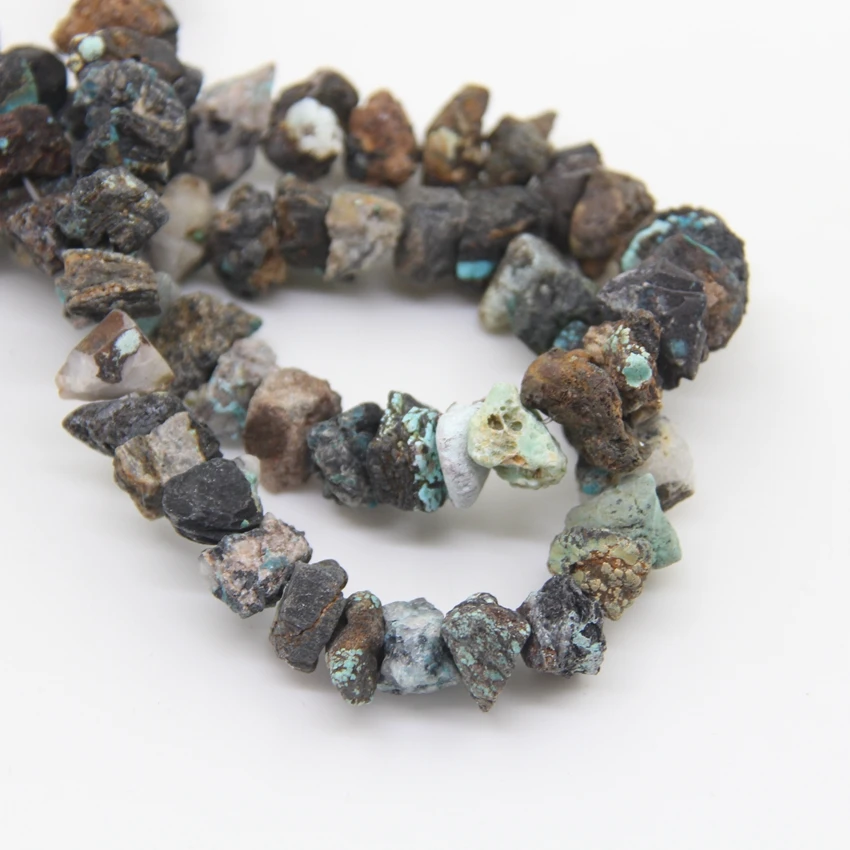 Natural TurquoisesTumbled Nugget Beads,Rough Quartz Cut Nugget Chips, for Pendant Necklaces Bracelet Earring Ring Jewelry Making