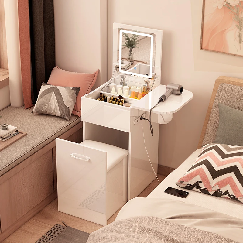 

zq 40cm Dresser Storage Cabinet Integrated Bedroom Modern Minimalist Table Dresser Small Apartment