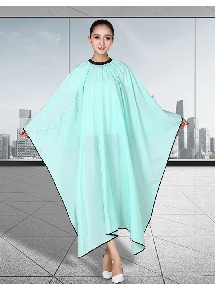 Light green Профессиональная накидка для укладки волос, водостойкая накидка для стрижки волос для взрослых - Цвет: Light green