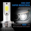 2x H7 LED H11 H4 Hi/Lo H1 H3 H8 HB1 HB3 HB4 HB5 HIR2 H13 H27 9005 de 9006 bombillas de faro delantero de coche 3000K 6000K 8000K COB C6 las luces del coche ► Foto 2/6