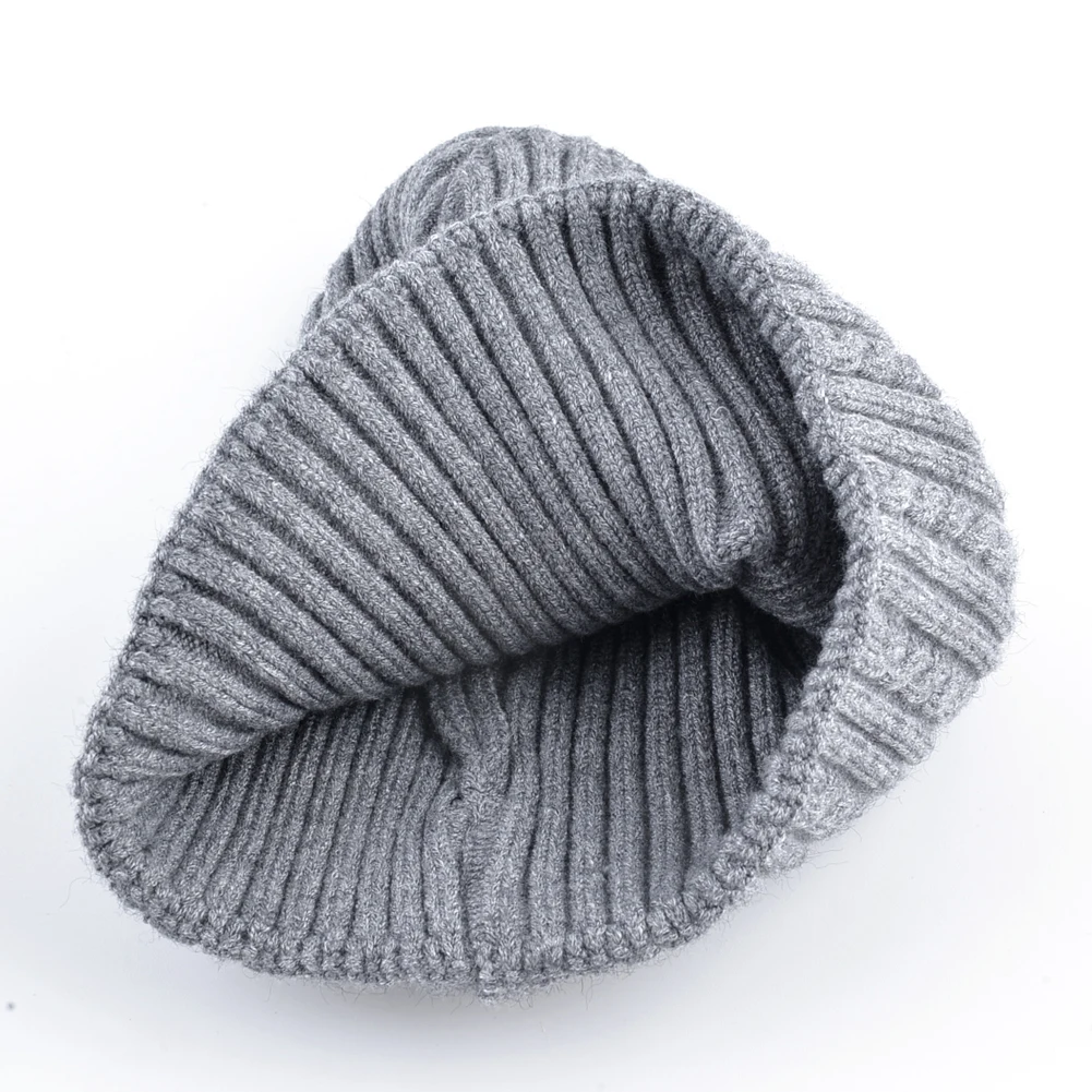 Мужская Толстая теплая зимняя шапка Skullies Beanies, шапки для мужчин, Повседневные вязаные шапки, женские модные шапки бини s gorro invierno