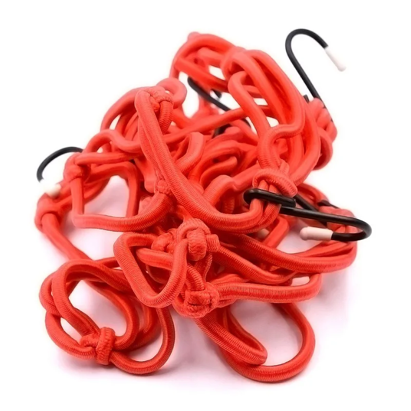 30*30cm Motorcycle Bicycle Cargo Net Helmet Rope Luggage Storage Bag Twine Blue Yellow Red Black Green Motorycle Net Bags Mesh