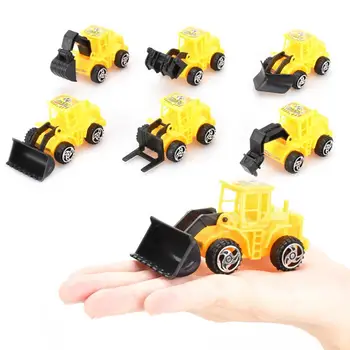 

6Pcs Mini Engineering Van Toys Simulation Car Kids Christmas Gift Home Decor