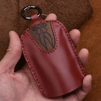 

Universal Car Key Holder Storage Case Luxury Keychains Key Cover Bag Wallet for BMW Lada Benz Honda Audi Keychain Bags