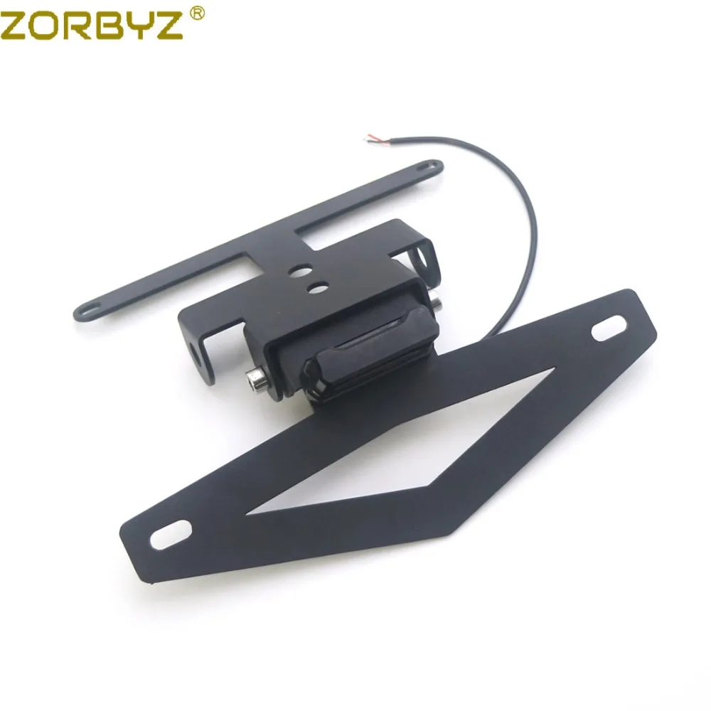 ZORBYZ мотоцикл черный металлический задний фонарь крепление СВЕТОДИОДНЫЙ номерной знак кронштейн держатель для Benelli 752s