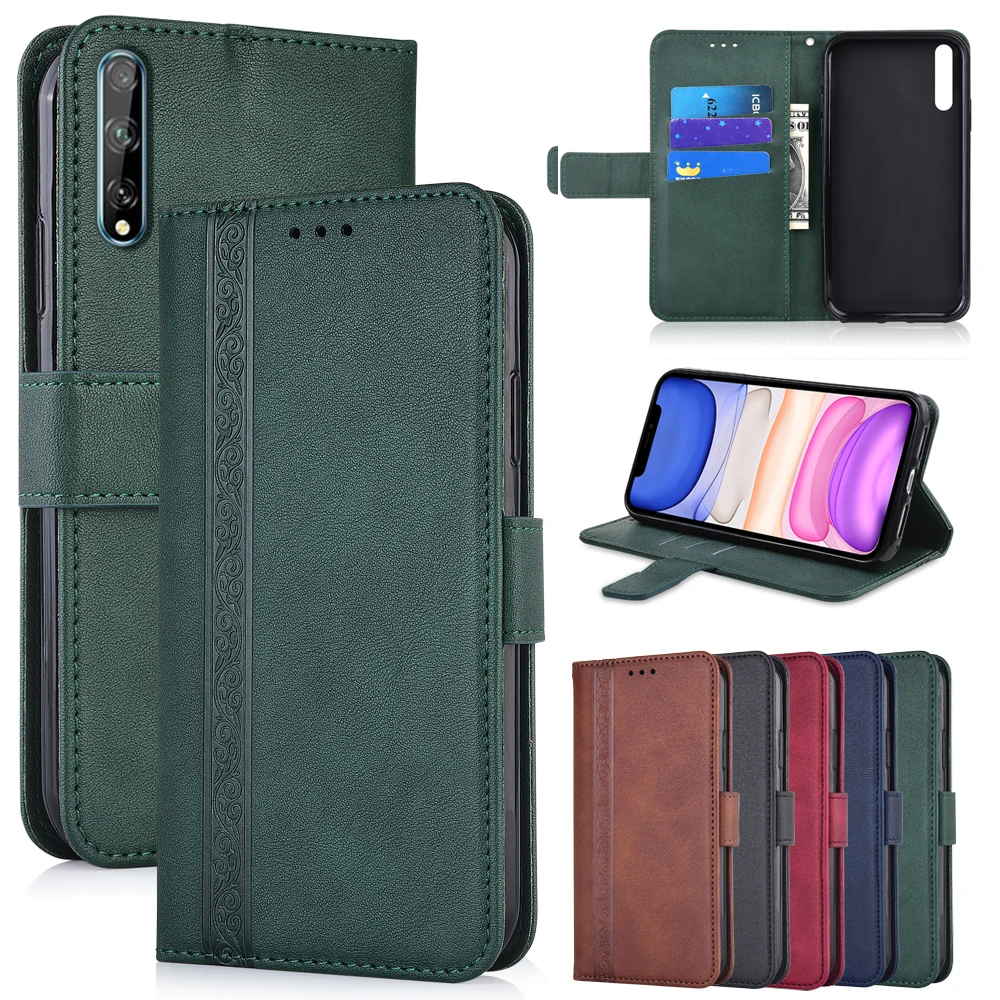 Case on Huawei Honor 30i 20i 10i 10 20 30 9X Lite Cover Wallet Flip case For 7A 8C 8A Pro 8S Prime 9A 9C book | Мобильные телефоны