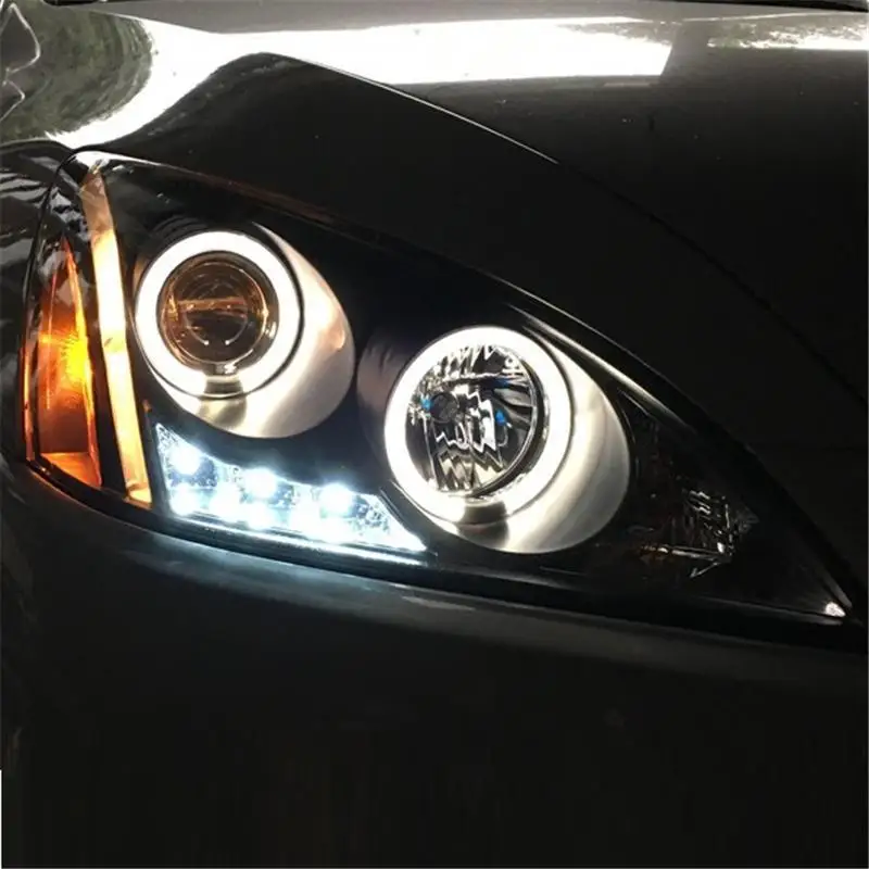 Аксессуар для укладки Drl Led Automovil Cob боковой сигнал поворота фары автомобиля фары в сборе 03 04 05 06 07 для Honda Accord