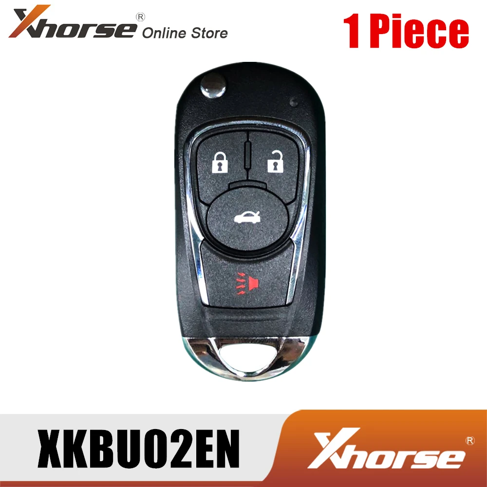 Xhorse XKBU02EN проводной дистанционный ключ для Buick Flip 4 кнопки английская версия 1 шт.| |