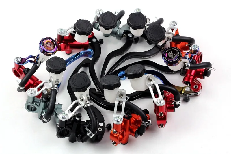 7/8-inch Universal Motorcycle Brake Handles Handlebars Hydraulic Clutch Master Cylinder Levers for HONDA Yamaha clutch brake lever set