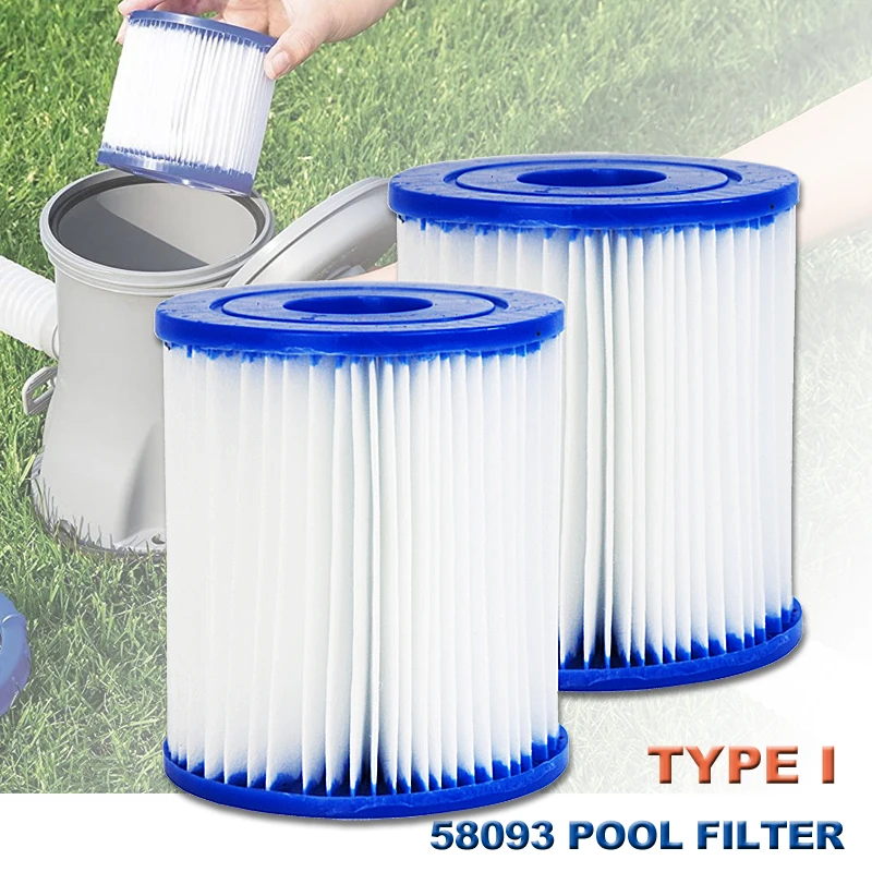 Swimming Pool Filter Cartridge Type I 58093 Suitable for 330 Gallon Pool Pump Filter 2pcs Pack