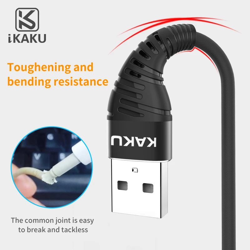 KAKU usb type C кабель 1 м Быстрая зарядка для huawei USB зарядное устройство|Кабели