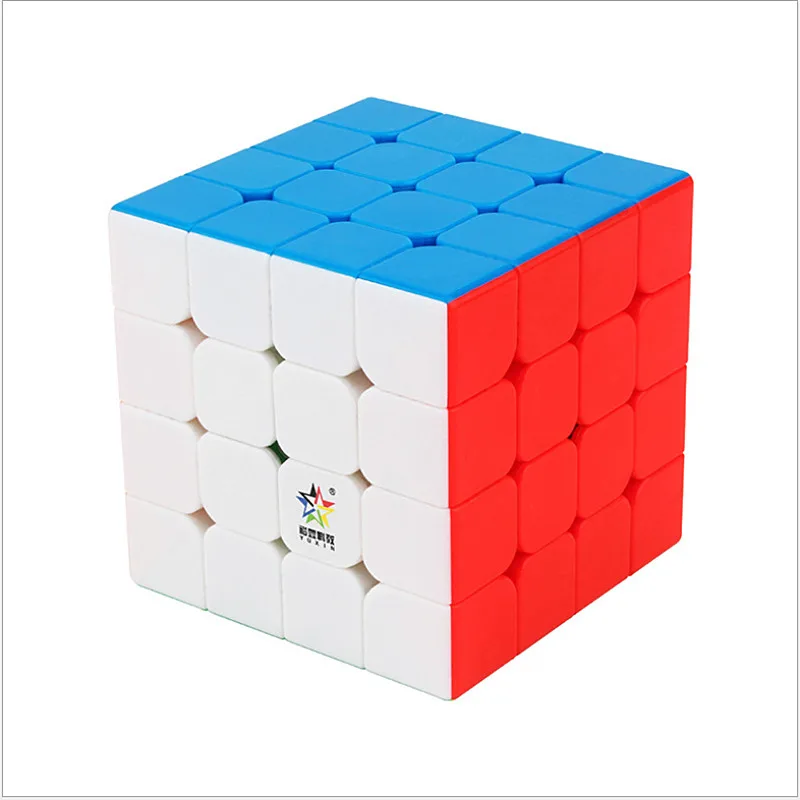 Yuxin Little Magic M 4x4x4 Магнитный скоростной куб yuxin Магнитный 4x4 головоломка волшебный куб Zhisheng 4x4 Магнитный магический куб детские игрушки - Цвет: Stickerless