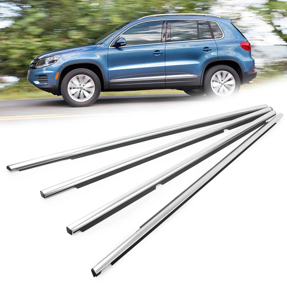 Уплотнитель для автомобиля окна Литье отделка пояс уплотнения для Volkswagen Tiguan 2007 2008 2009 2010 2011 2012 2013 205