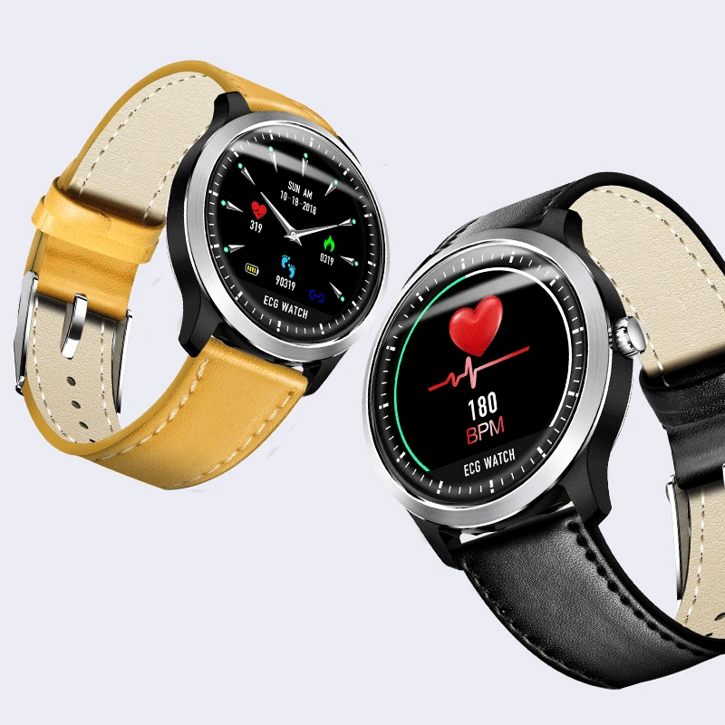 Умные часы ECG PPG Smartwatch С электрокардиографом Ecg дисплей пульсометр кровяное давление Спорт Смарт Браслет часы