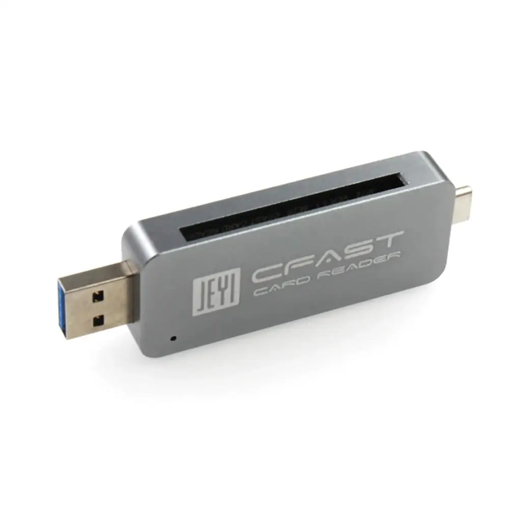JEYI CFast многофункциональный двойной слот SATA SSD кард ридер с USB3.1 TYPE C A адаптер