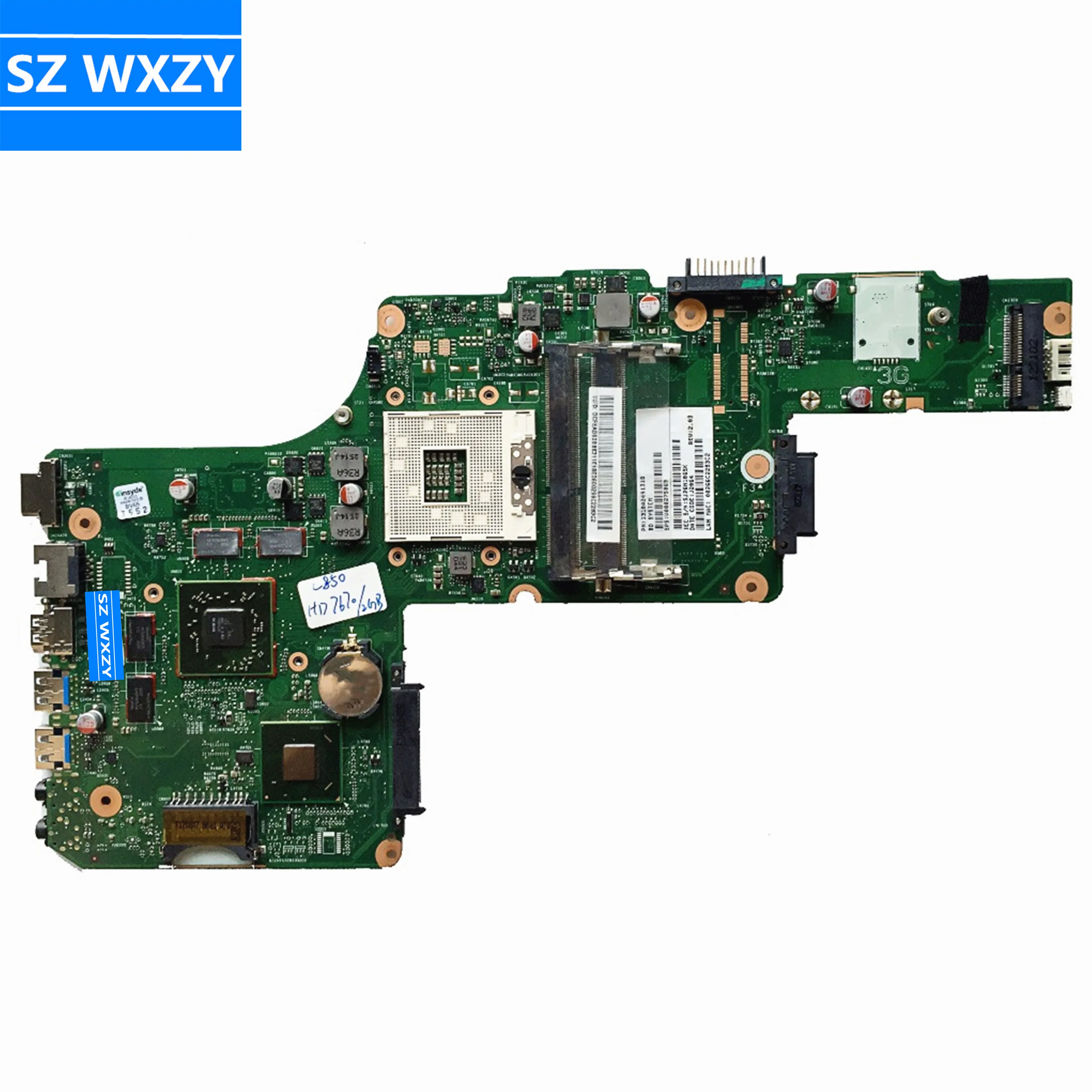 Материнская плата для ноутбука Toshiba L850 L855 материнская V000275060 6050A2491301 HD 7670M/2 ГБ PGA989