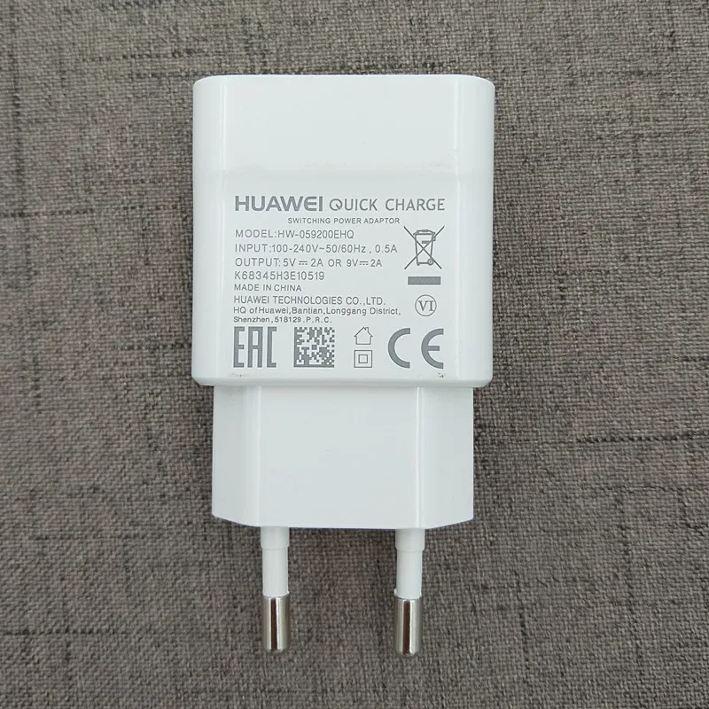 USB зарядное устройство Huawei 9 В 2 А адаптер быстрой зарядки QC 0 кабель Micro для Mate 7 8 S 10