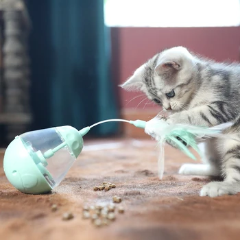 

3in1 Cat Dog Toy Pet Tumbler Toy Shaking Leaking Food Container Puppy Feed Feeding Funny Cat Interactive Toy Pet Products