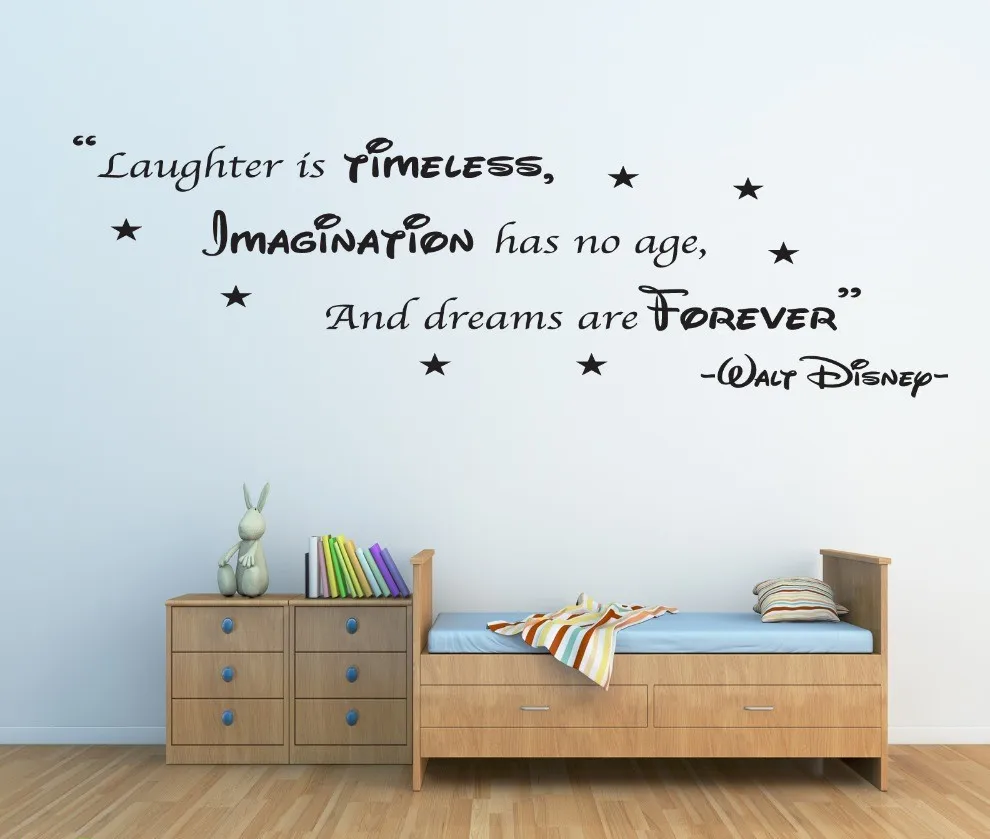 

Famous Vinyl wall sticker quote Laughter is timeless decal decor-kid boys girls home wall art Mural Decor