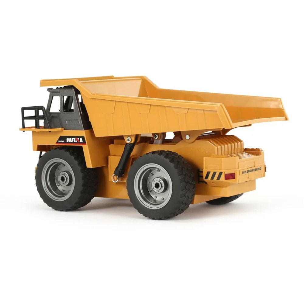 HUINA 1540 RC самосвал 1/18 2,4G 6CH сплав версия вращение на 360 градусов строительный автомобиль игрушка подарок для 8 детей