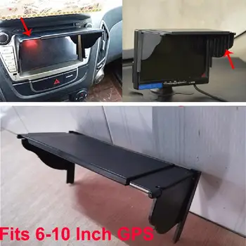 

Visor Sunshade Car Navigator Sun Shade Black Accessories Adjustable GPS
