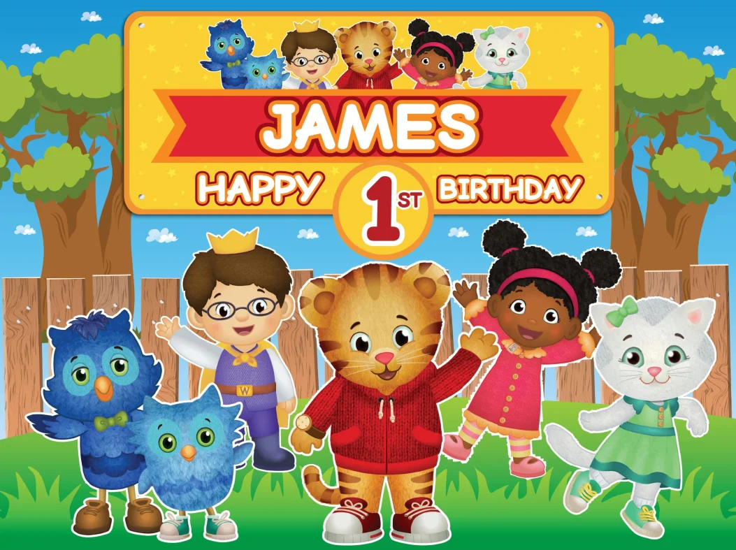 7 X5Ft Daniel Tiger Quarter Green Garden House Custom Photo Studio Sfondo Vinile 220Cm X 150Cm