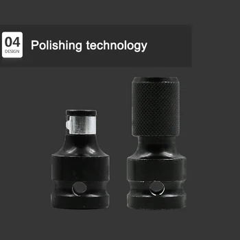 

Wind Batch Electric Key Conversion Head Hex 1/2 Turn 1/4 Batch Head Conversion Heads Sleeve HUG-Deals