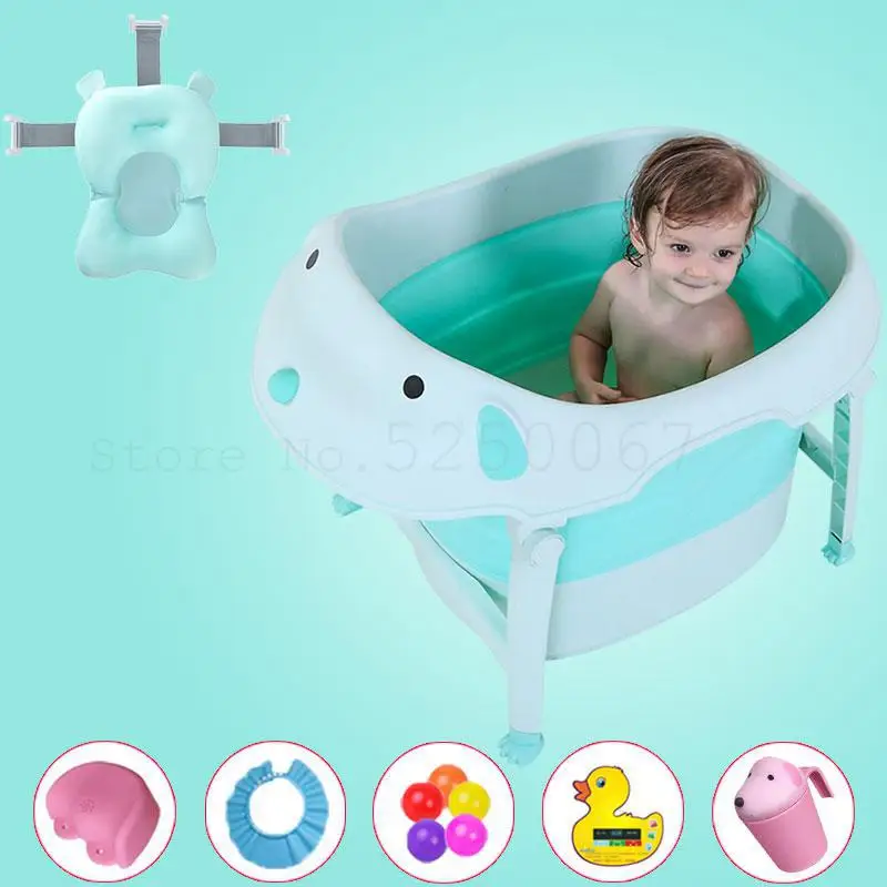 Детская складная Ванна бочка Детская ванна бочка для купания дети могут сидеть на ванной и Bathe Barrel бытовой - Цвет: Model12