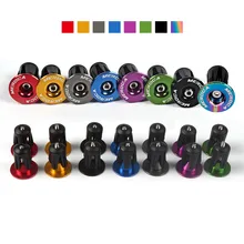 

1Pair Bicycle Ends Plugs M4 *34mm For 22~24mm Calibre Handlebar Bike Handlebar End Plug Aluminum Alloy Lock MTB Handle Bar Grips