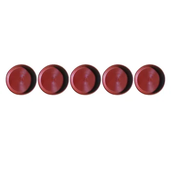 

12PCS Plant Flowerpot Saucer Plastic Drip Pot Tray for Fleshiness Planter Garden Balcony - 235mm Diameter (Red))