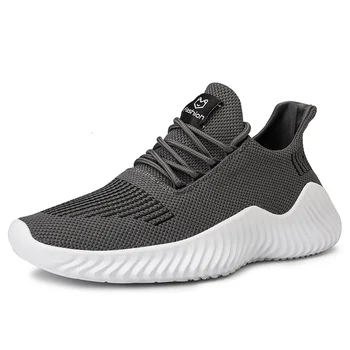

Hot Style Shoes Men High Quality Sneakers Male Flyknit Breathable Gym Casual Male Footwear Light Big Size Tenis Masculino Adulto