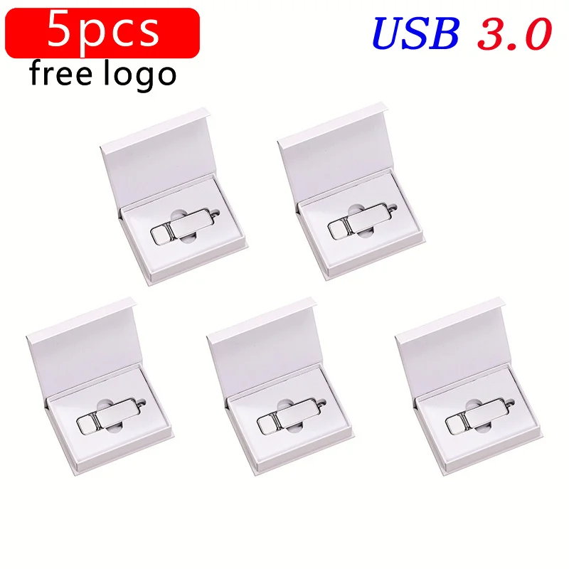 JASTER 5PCS/Lot Free Custom Logo Colour Print Leather USB 3.0 Memory Sticks Flash Drive Pendrive 128GB 64GB 32GB 16GB 4GB Gift usb flash drive flash drive