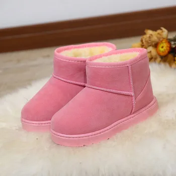 

Autumn Winter Top Selling Children Snow Boots Boys Size 26-35 Fashion Keep Warm Boots Rome Non-slip Kids Boots For Boys